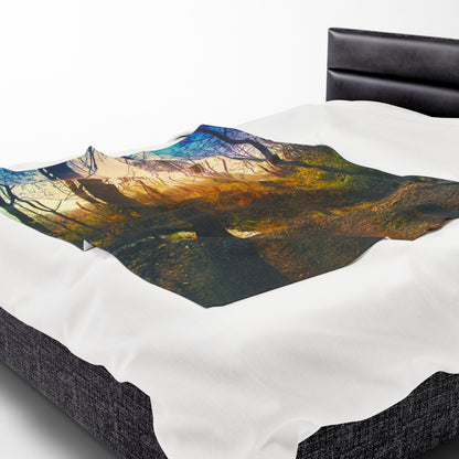 Velveteen Plush Blanket with beautiful photo image.