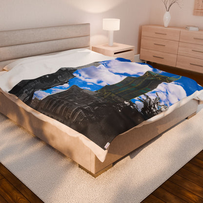 Velveteen Plush Blanket with beautiful photo image.