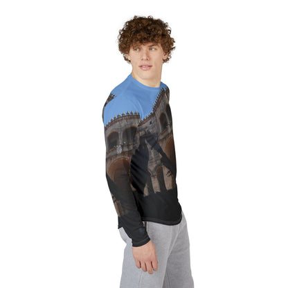 Cathdral of Santo Domingo Long Sleeve UV Shirt — Colonial Religious Architectural Motif