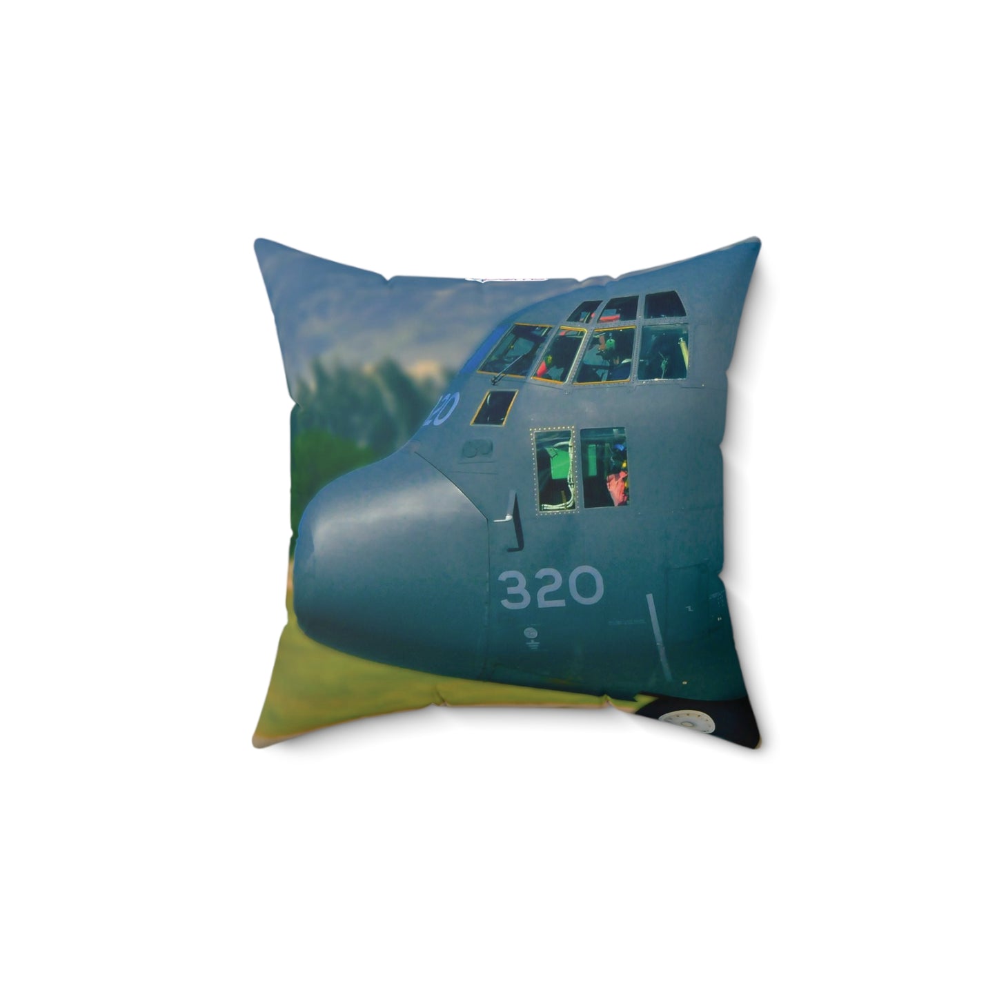 Spun Polyester Square Pillow Printed With Exclusive, High-Res, Full Color Beautiful Image