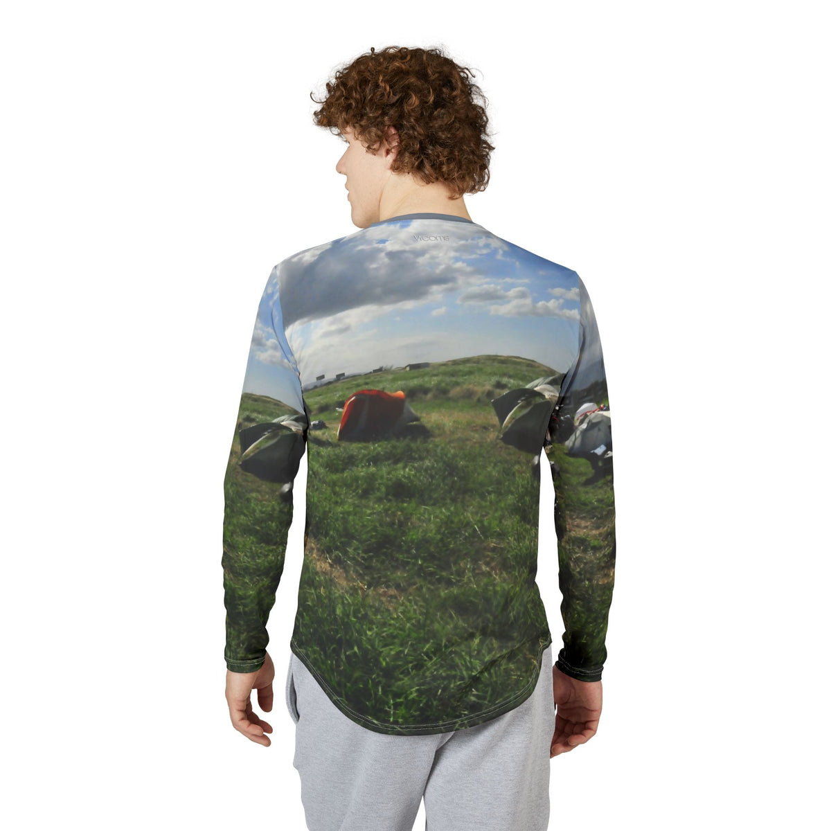 Camping Scene UV Long Sleeve Shirt — Outdoor Tee