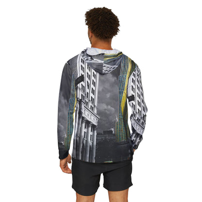 Downtown Manhattan-Broadway Cityscape  Warmup Hoodies