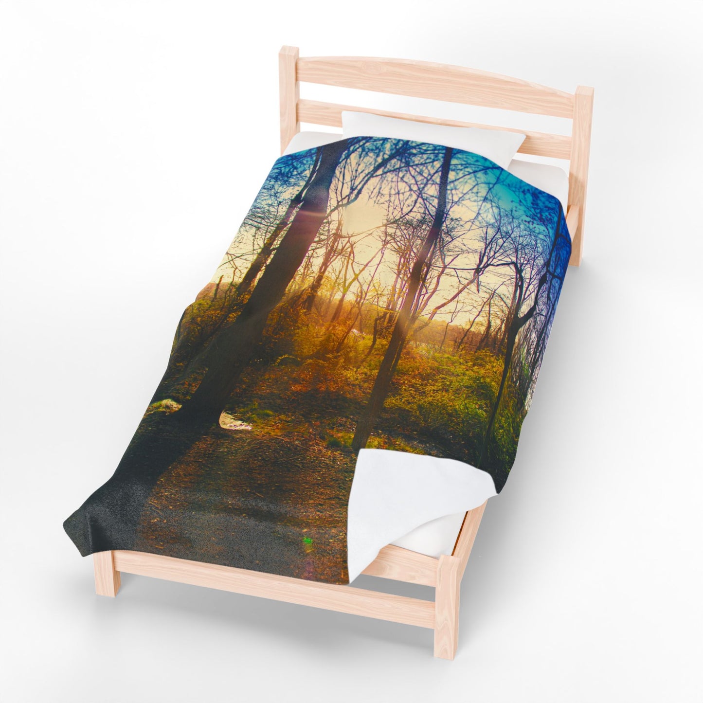 Velveteen Plush Blanket with beautiful photo image.