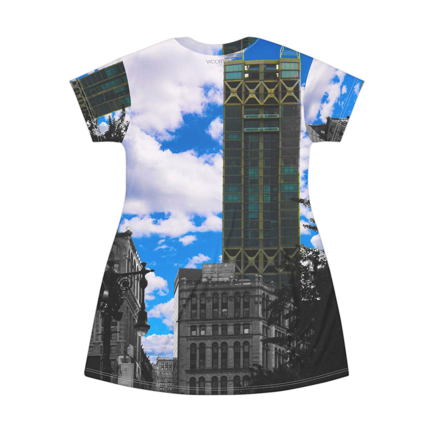 Downtown Manhattan Vibe Dress – Lower Manhattan Cityscape Edition