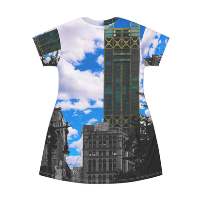 Downtown Manhattan Vibe Dress – Lower Manhattan Cityscape Edition