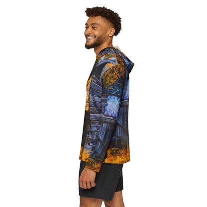Rustic Escape Premium Warmup Hoodie – Country Cabin Edition
