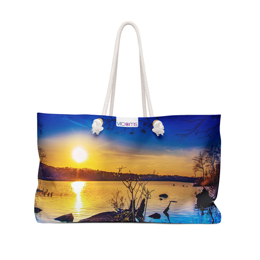 Exquisite Exclusive Full-Color Landscape Image Printed 24" x13" Weekender Bag!