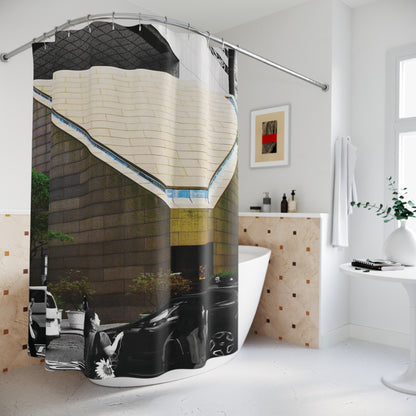 Shower Curtain Printed With Exclusive, High-Res, Full Color Beautiful Image.