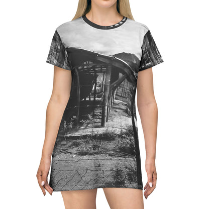 Rural Landscape Dress — Black & White Mountain Farm