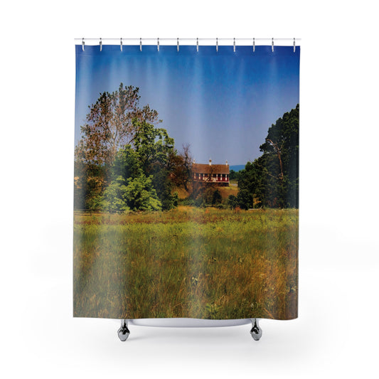 Shower Curtain Printed With Exclusive, High-Res, Full Color Beautiful Image.