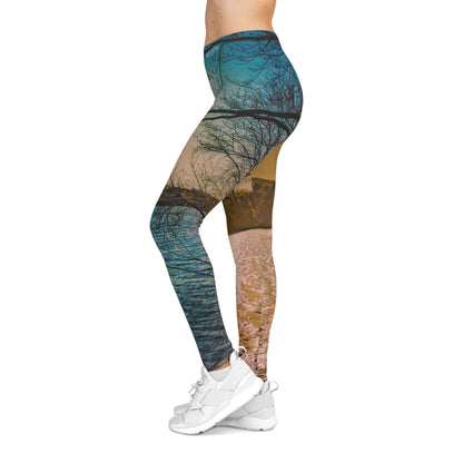 Lakeside Horizon Leggings– Golden Hour Reflection Edition