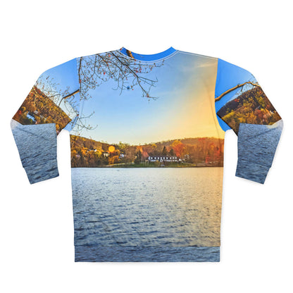 Autumn Franklin Lake Sweatshirt — Scenic Fall Landscape