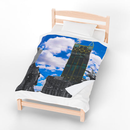 Velveteen Plush Blanket with beautiful photo image.