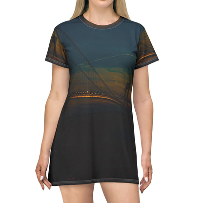 Verranzano Bridge Sunset Dress —Urban Sunset Dress