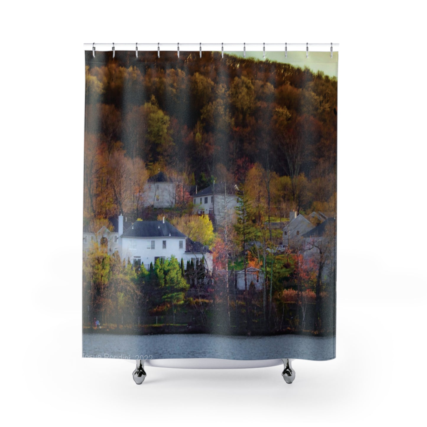 Shower Curtain Printed With Exclusive, High-Res, Full Color Beautiful Image.