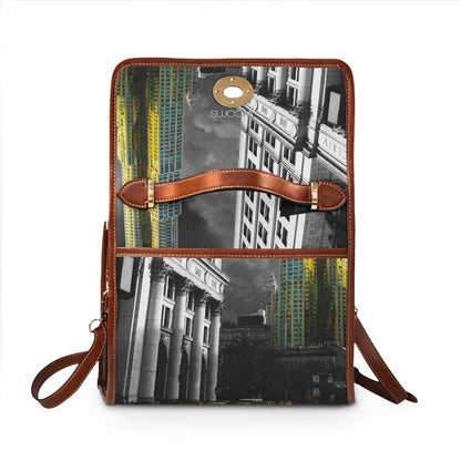 Downtown Manhattan-Broadway Cityscape Canvas Bag