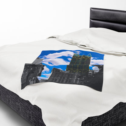 Velveteen Plush Blanket with beautiful photo image.