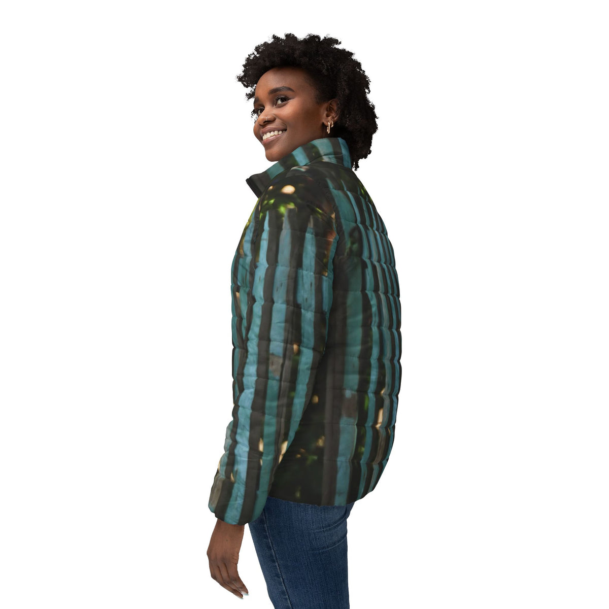 Women's Puffer Jacket - Rustic Edge Horizon
