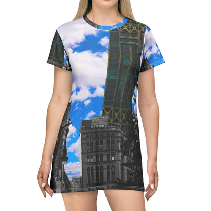 Downtown Manhattan Vibe Dress – Lower Manhattan Cityscape Edition