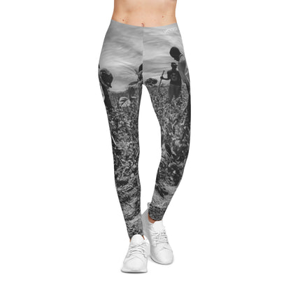 Sunset Farming Leggings — Farmers Planting Seeds