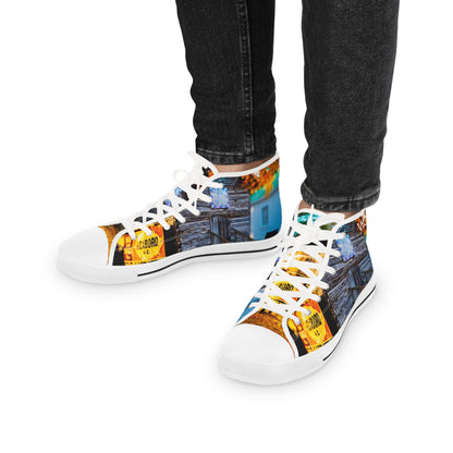 Stylish Men's High Top Sneakers