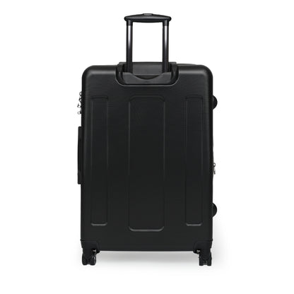 World Map Carry-On Suitcase - Vintage Navy Travel Luggage