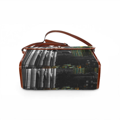 Downtown Manhattan-Broadway Cityscape Canvas Bag