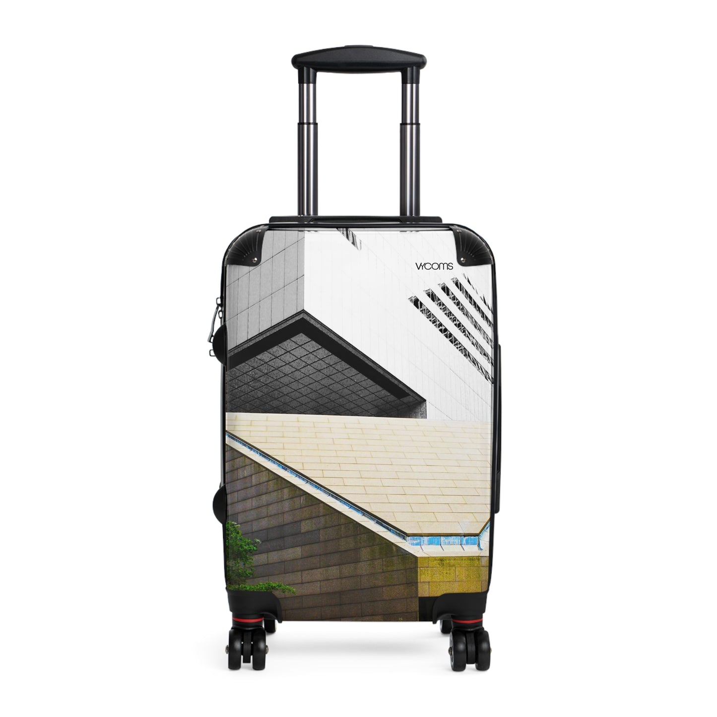 Architectural Photo Carry-On Suitcase — Modern Urban Travel Luggage