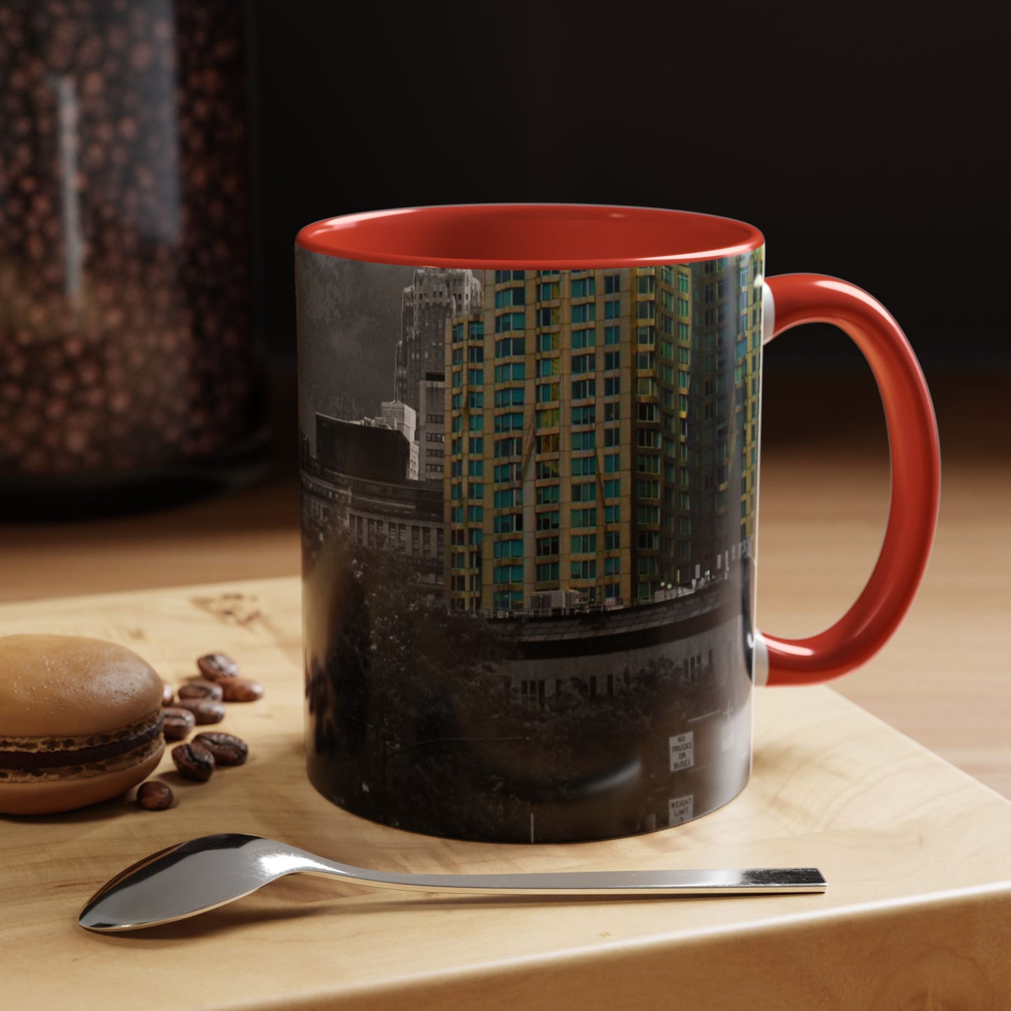 11oz Ceramic Coffe Mug Beautifully Decorated with an Elegant High-Res, Full Color Natural Landscape Image.