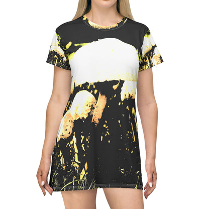 Fungal Mushroom Dress – Duo-Tone High-Contrast Editio