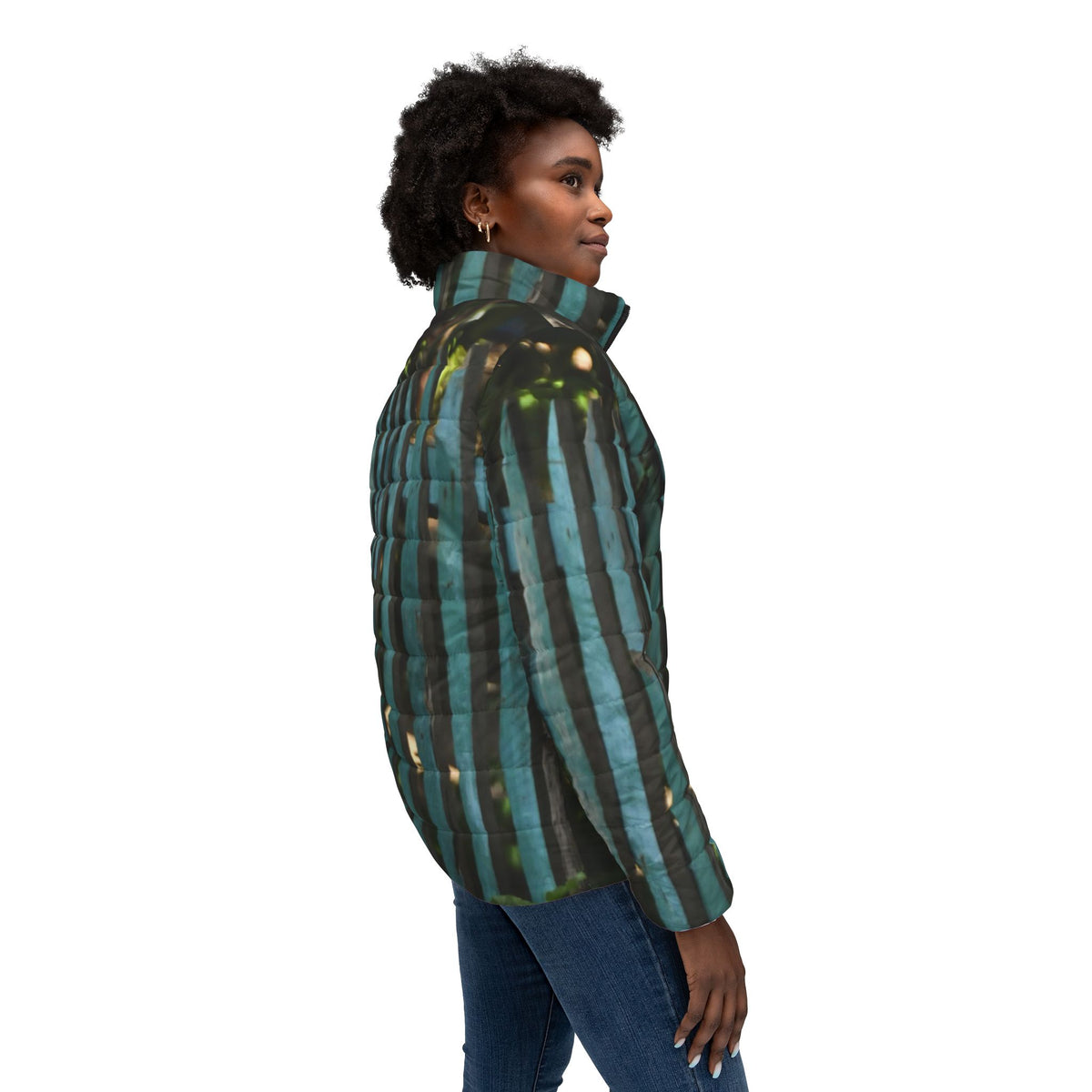 Women's Puffer Jacket - Rustic Edge Horizon