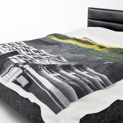 Velveteen Plush Blanket with beautiful photo image.