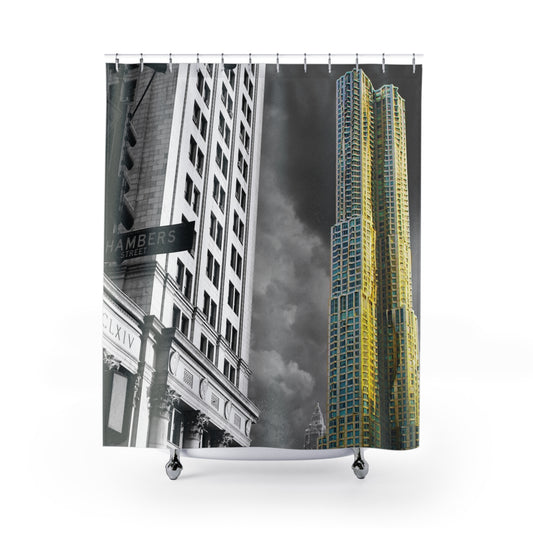 Shower Curtain Printed With Exclusive, High-Res, Full Color Beautiful Image.