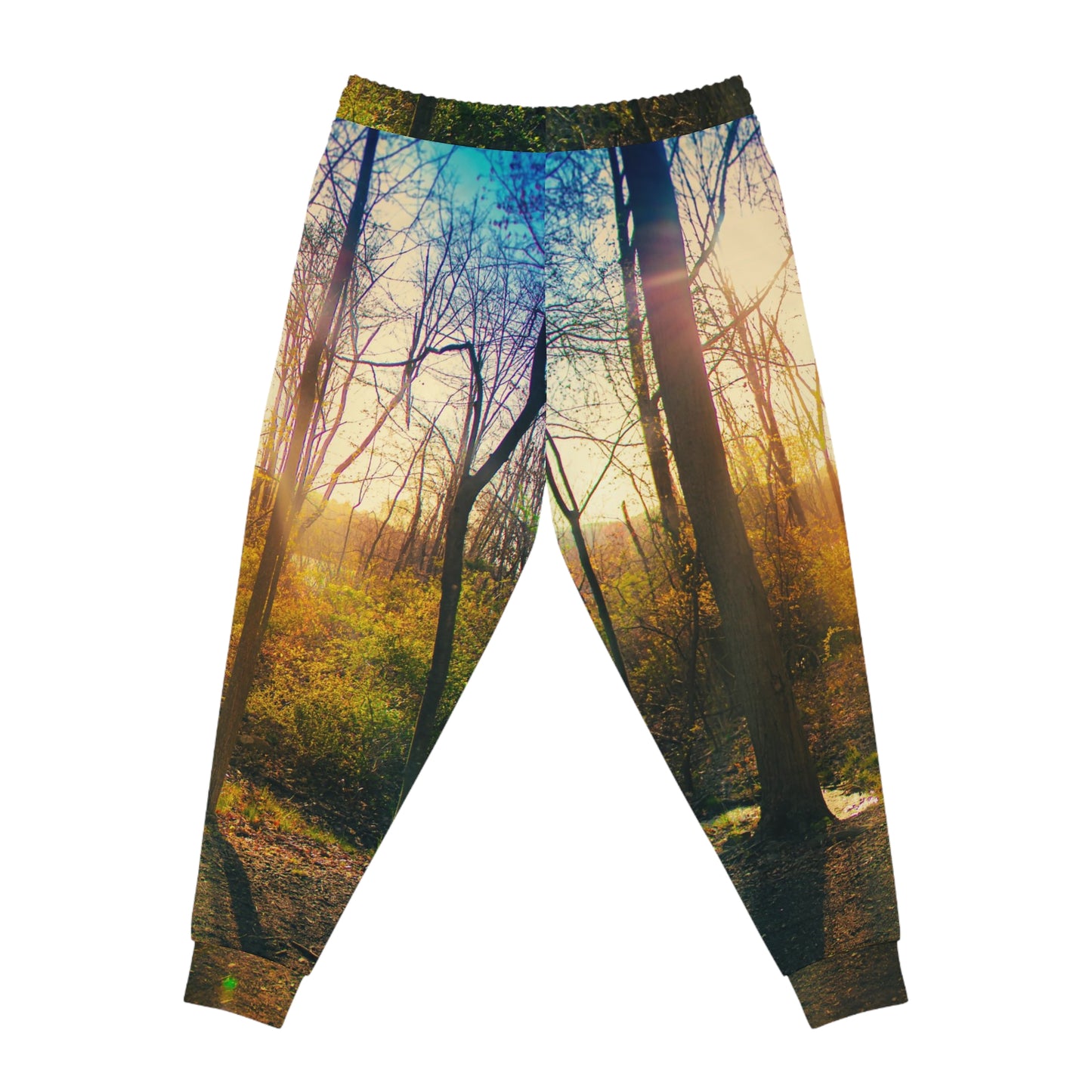 Golden Horizon Premium Joggers – Lakeside Sunset Edition