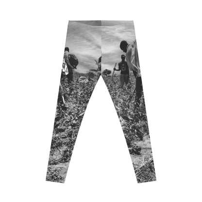 Sunset Farming Leggings — Farmers Planting Seeds
