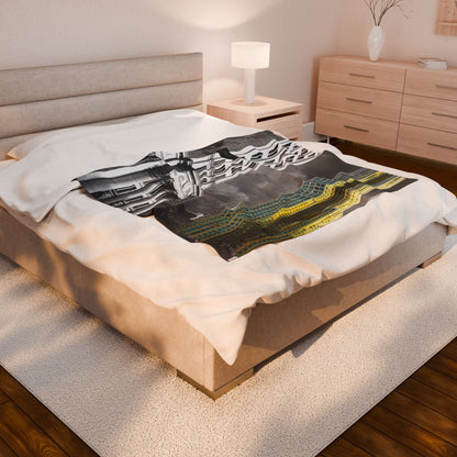 Velveteen Plush Blanket with beautiful photo image.