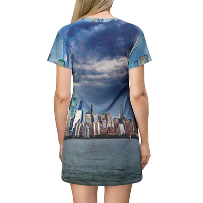 New York Skyline Dress — Cityscape Dress
