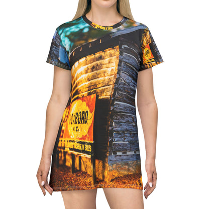Rural Escape Dress – Weathered Cabin Edition