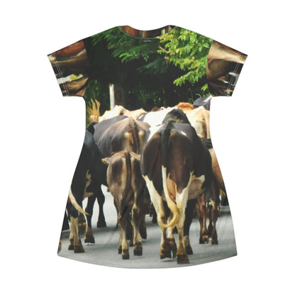 Cow Herd Dress — Rural Farm Animal Dress