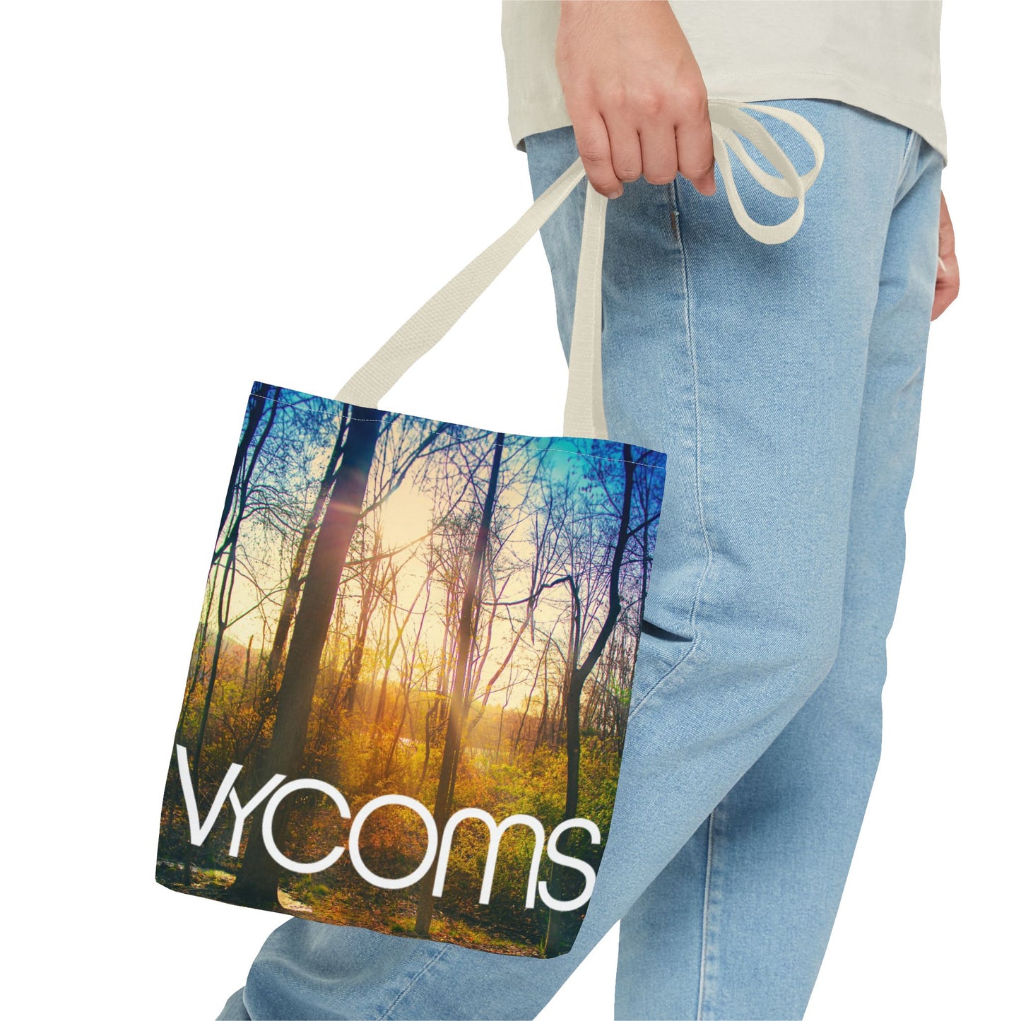 Tote Bag Printed with an Exclusive Beautiful High-Res, Full Color Natural Image.