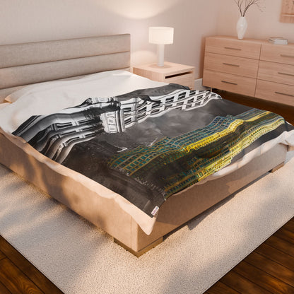 Velveteen Plush Blanket with beautiful photo image.