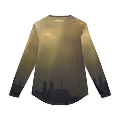 Sunset Cityscape Men's UV Long-Sleeve Shirt