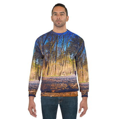Forest Path Sweatshirt — Scenic Woodland Autumn Crewneck