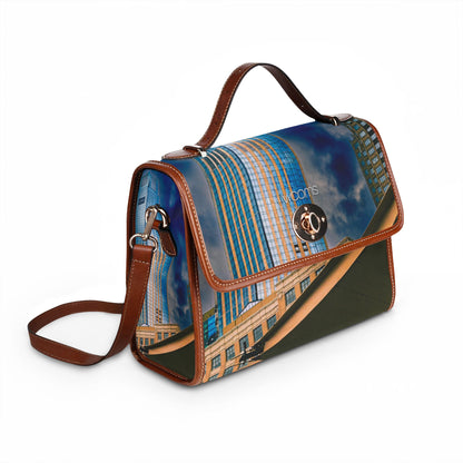 Exchange Place New Jersey Building Photo Waterproof Canvas Bag