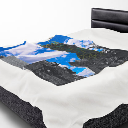 Velveteen Plush Blanket with beautiful photo image.