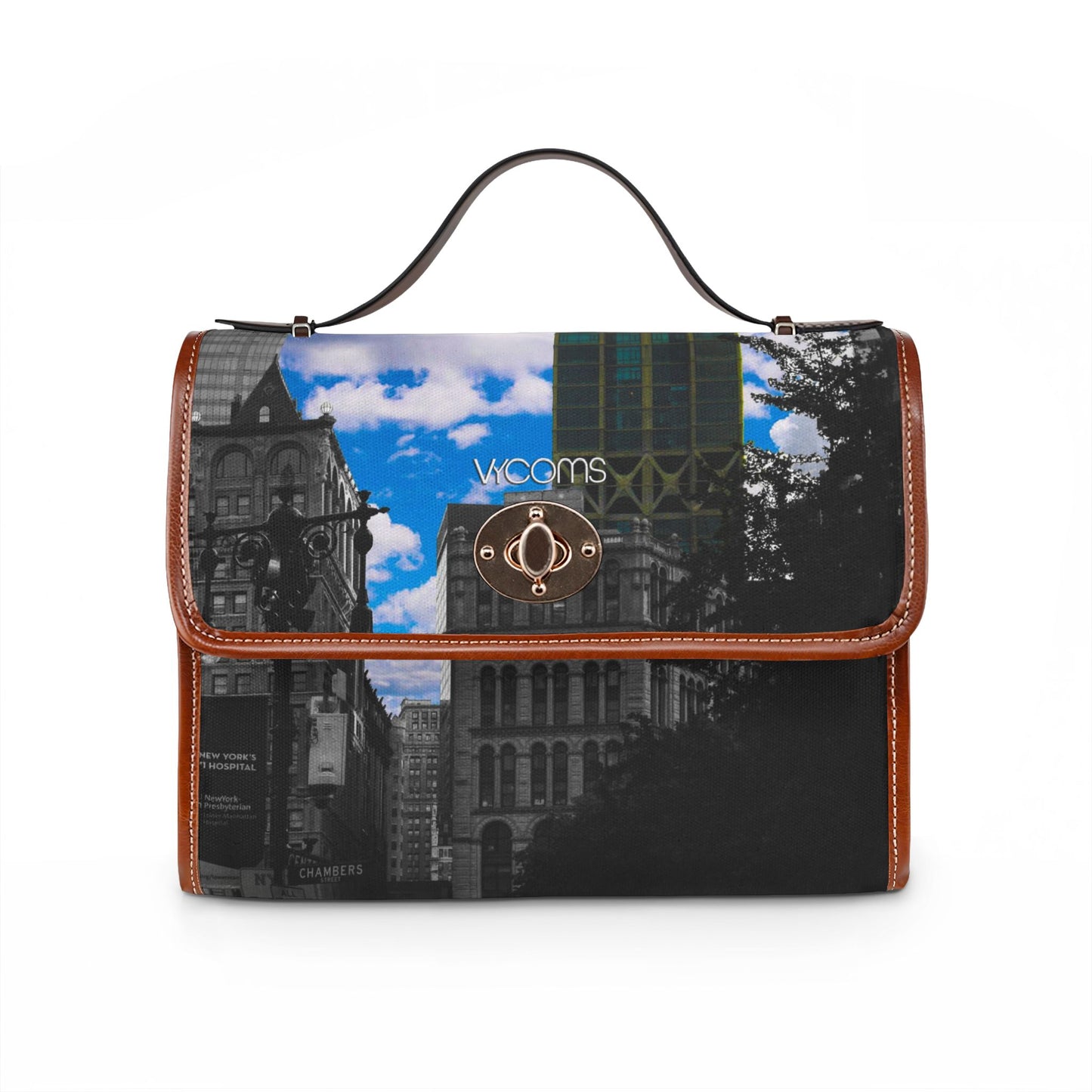 Midtown Manhattan Building Landscape Waterproof Canvas Bag