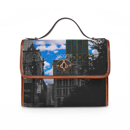 Midtown Manhattan Building Landscape Waterproof Canvas Bag