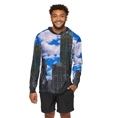 Midtown Manhattan Building Landscape Warmup Hoodie - Manhattan Buildings Edition
