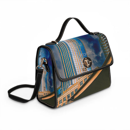 Exchange Place New Jersey Building Photo Waterproof Canvas Bag