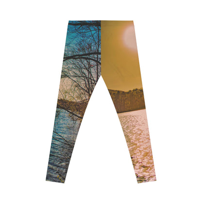 Lakeside Horizon Leggings– Golden Hour Reflection Edition